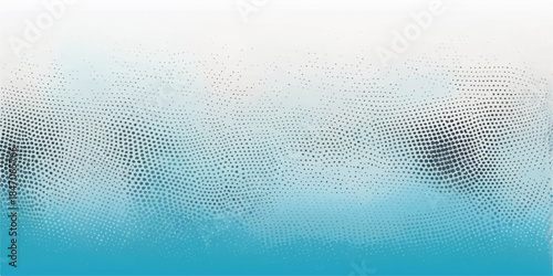 Abstract blue background featuring a clear liquid texture with rain drops and aqua bubbles on a clean glass surface for a cold nature backdrop