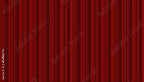 Colorful red and black striped fabric pattern with vibrant vertical lines suitable for design projects and decorative purposes vector