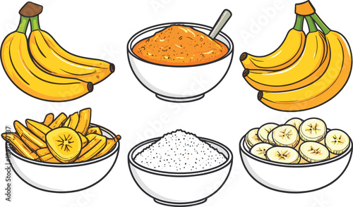 Colorful set of fresh fruits and vegetables for healthy meals and daily nutrition