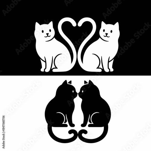 Symbolic Cat Love