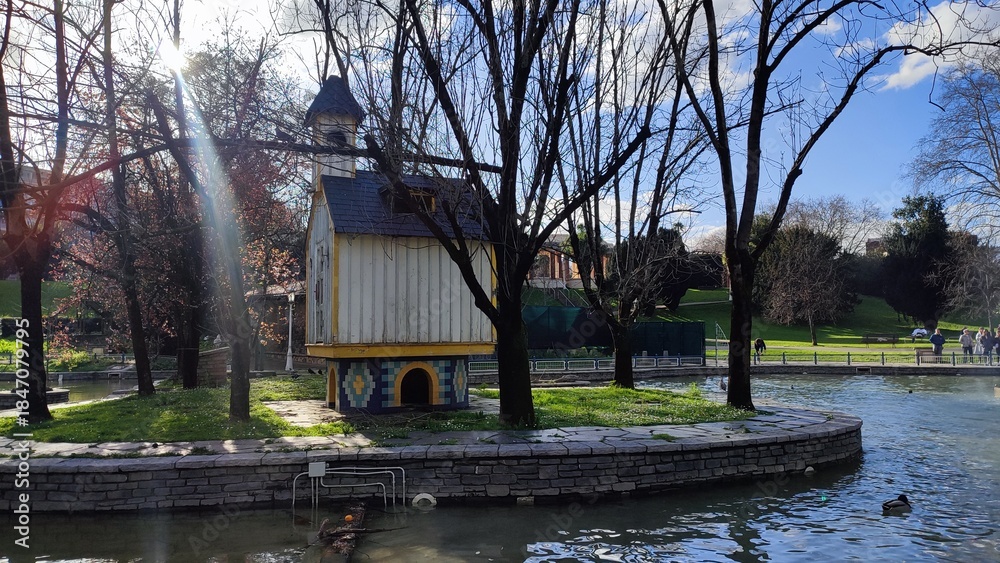Fototapeta premium parque en Bilbao 