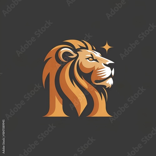 lion head vector illustration