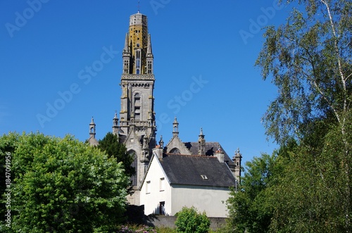Parish enclosure of Lampaul-Guimiliau in Brittany in France, Europe