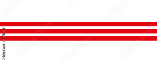 Vertical red and white stripes background. Seamless and repeating pattern.