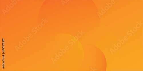 Minimal geometric background. Orange elements with fluid gradient. Dynamic shapes composition. Eps10 vector