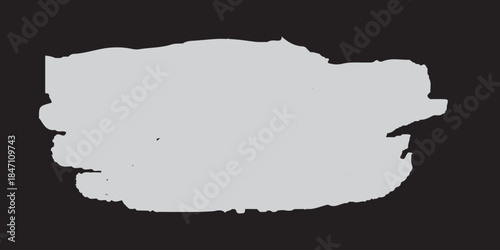 Stock image of creative brush strokes on white background.  Black brush Stock on isolated background. Abstract white brush stroke on black background with colorful oil paint.