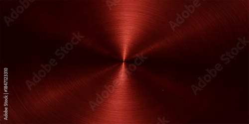 Abstract background with red stripes on a dark metallic steel texture featuring a silver spotlight design over a grey aluminium surface