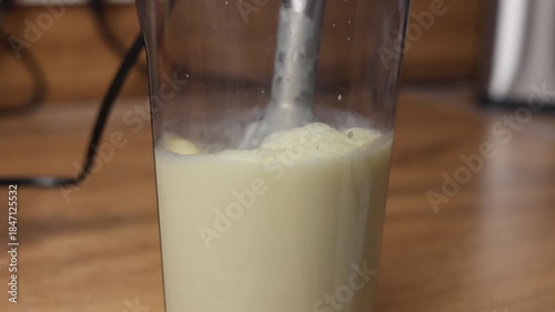 blending a milkshake or smoothie