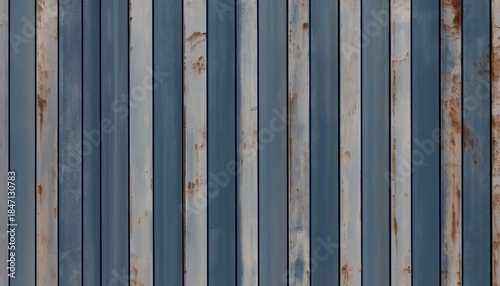 weathered metal siding fence background