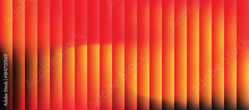 Dark Vertical Glass Grooves with Blurred Gradient and Subtle Haze, Modern Elegant Cover Template