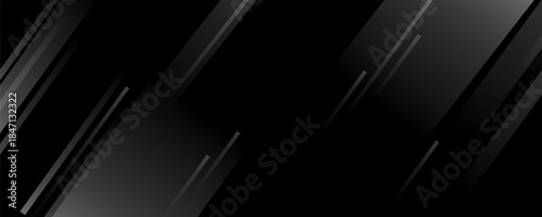 abstract black and silver are light gray with white the gradient is the surface with templates metal texture soft lines tech diagonal background black dark sleek clean modern.