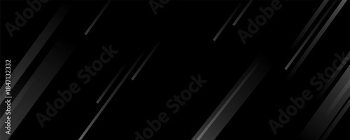 abstract black and silver are light gray with white the gradient is the surface with templates metal texture soft lines tech diagonal background black dark sleek clean modern.