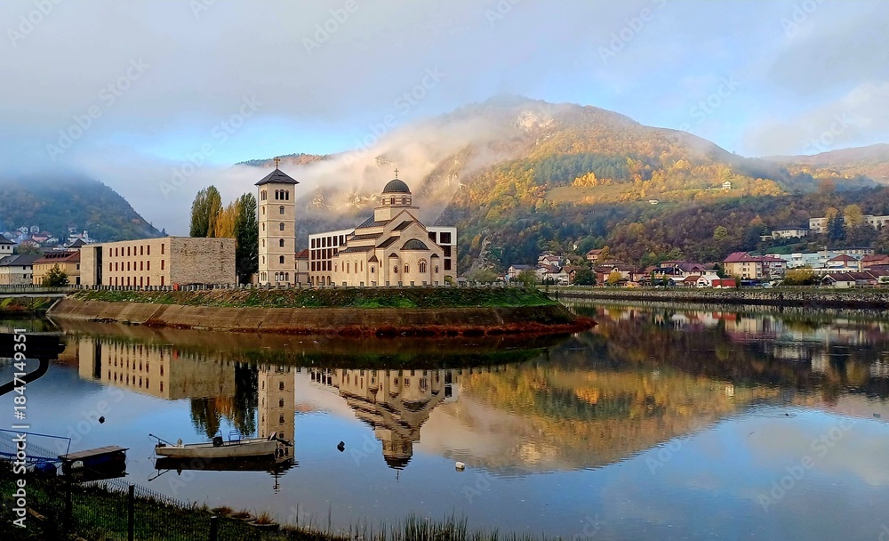 Fototapeta premium lake bled slovenia