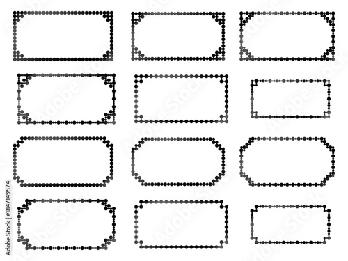 丸、四角角F3、19黒