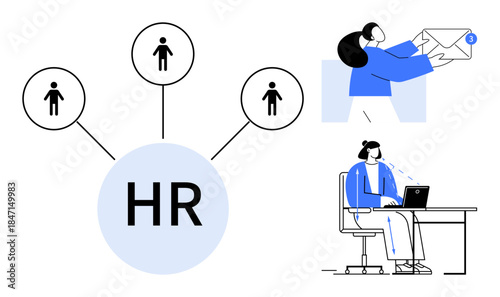 HR process management. HR streamlining recruitment, communication, and employee engagement. HR supports networking, correspondence, and workplace productivity. For HR systems, staffing teamwork