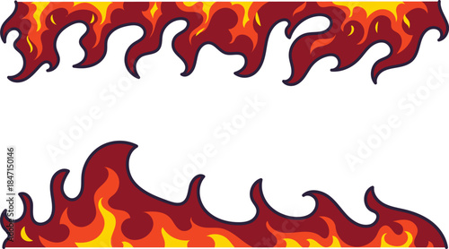 Racing car sticker tribal flame car decal car tattoo vector graphic