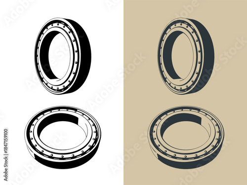 Roller bearing illustrations