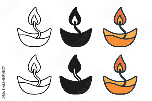 Abstract Lamp Wick Design. Close-up of lamp wick partially submerged in oil, abstract minimal vector design, first in line style