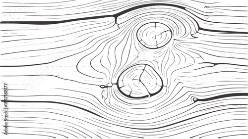 Black and white detailed topographic contour map monochrome