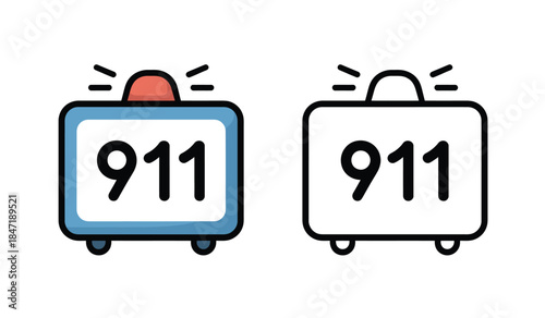 Emergency Alarm Clock with Flashing Light for Safety and Alertness