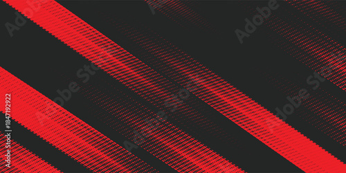 Dynamic black and red grunge halftone abstract background. eps 10 illustration.