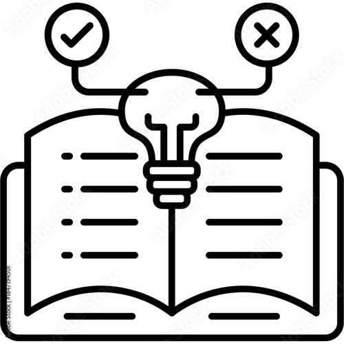 Reinforcement Learning Outline Icon