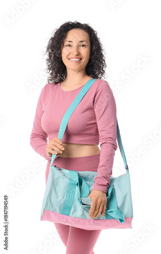 Mature woman with sports ba...