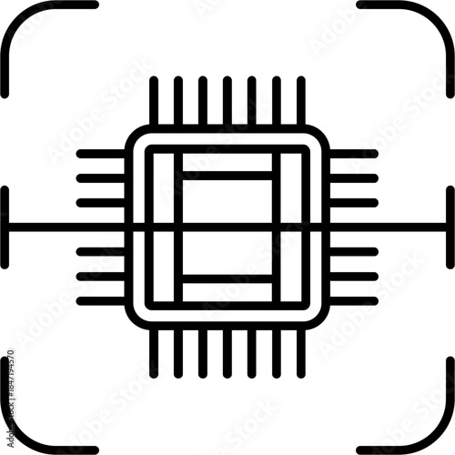 Object Detection Outline Icon