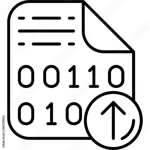 Code Export Outine Icon
