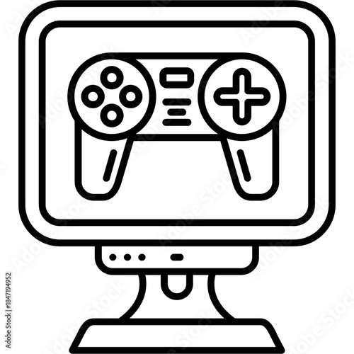 Emulator Outine Icon