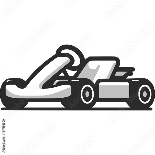 Go Kart Vector Icon