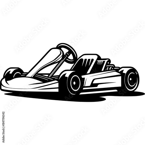 Go Kart Vector Icon