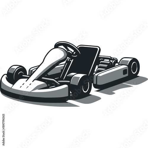 Go Kart Vector Icon