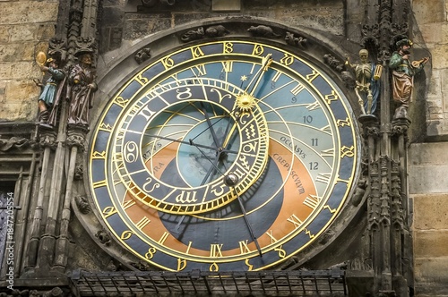 Prague's Famous Astronomical Clock, Czech Republic