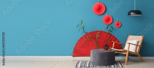 Interior of living room wit...