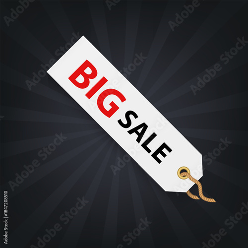 Promotional Sale Tag, vector badge template off sale label symbol