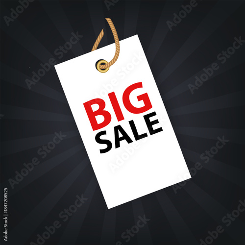 Promotional Sale Tag, vector badge template off sale label symbol