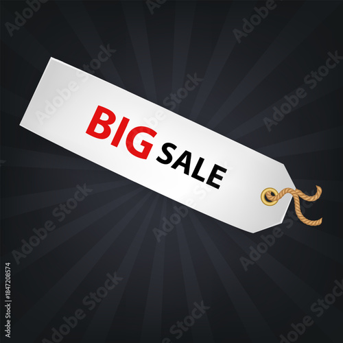 Promotional Sale Tag, vector badge template off sale label symbol