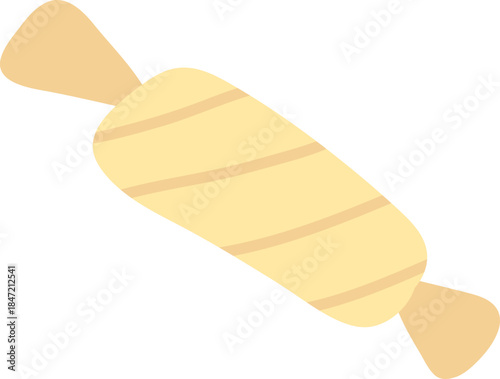 Candy Wrapped Sweet Treat Cartoon