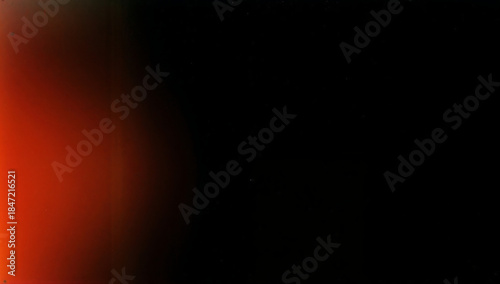 Film Burn Effect with Dark Background and Warm Orange Glow