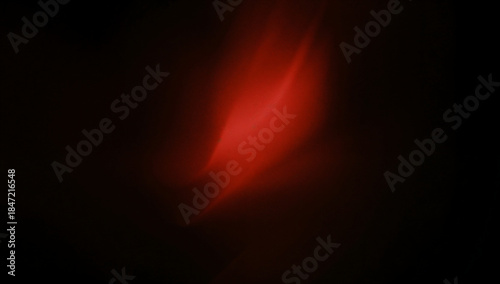Abstract Red Flame on Dark Background