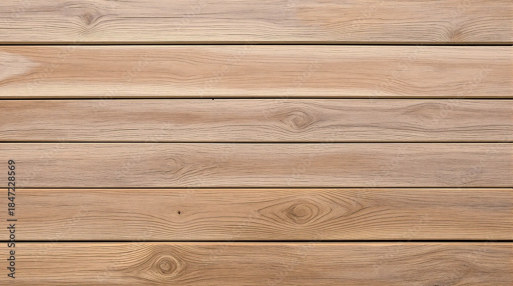 Fototapeta premium Background of horizontally arranged wooden planks with knot patterns