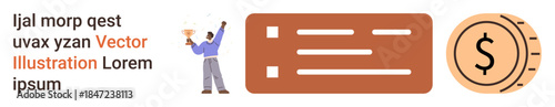 Financial technology, money transfer, budgeting, digital payments, online banking, and personal finance. A person gesturing near payment icons. Financial technology and money transfer concept