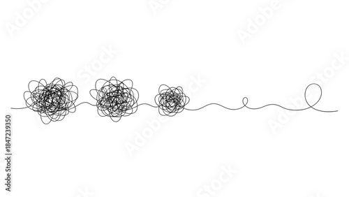 Complex thread structure with twisted fibers