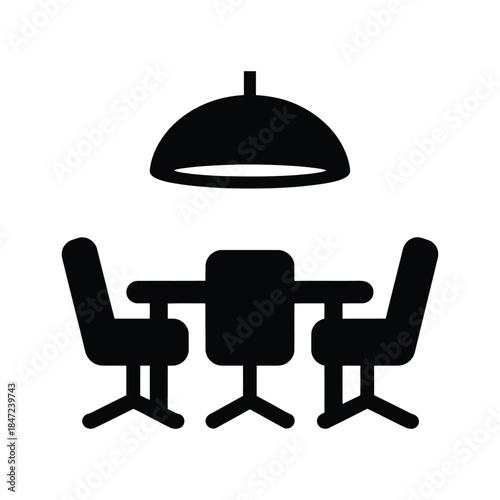 Dark silhouette shows a bellhop wearing a hat and formal jacket on white background