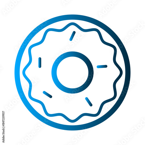 Donut icon design template