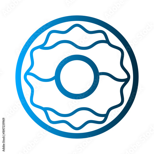Donut icon design template