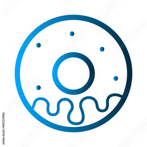 Donut icon design template