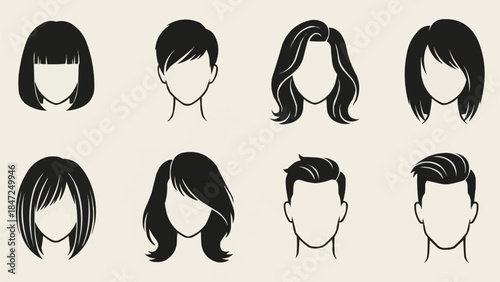 Collection of Diverse Hairstyles for Men and Women.