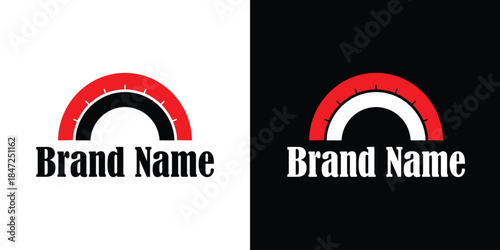 half circle logo Logo vector design